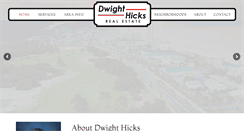 Desktop Screenshot of dwighthicks.com