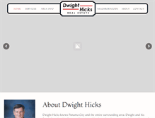 Tablet Screenshot of dwighthicks.com